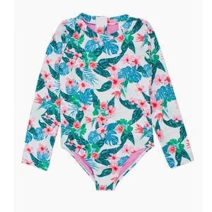 NWT Feather 4 Arrow Wave Chaser Rashguard Bathing Swim Surf Suit Paradise Island